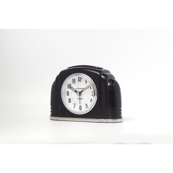 Crosley Timelink Black Deco Alarm Clock Wayfair